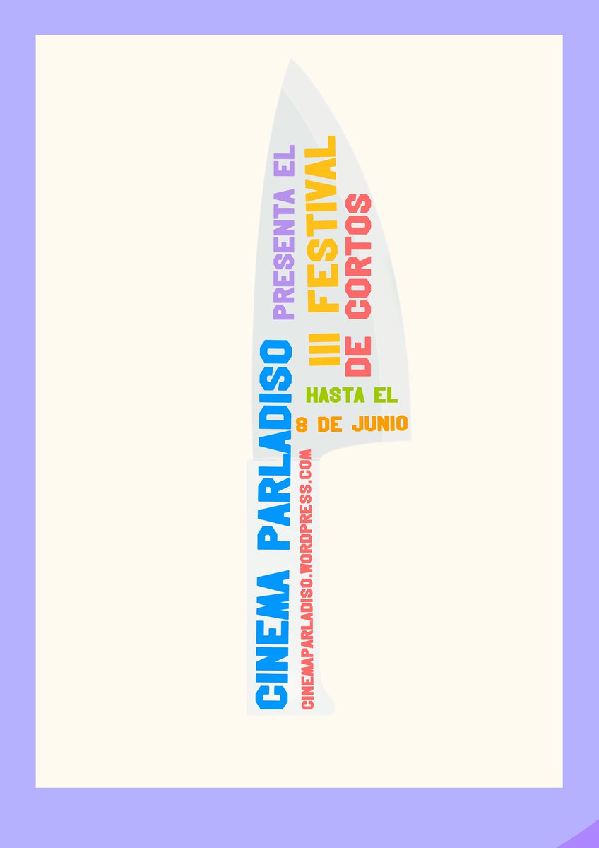 ¡Todavía queda un mes para participar en el III Festival de cortos! Anímense 😀 Y si nos ayudáis a participar, ya 😍