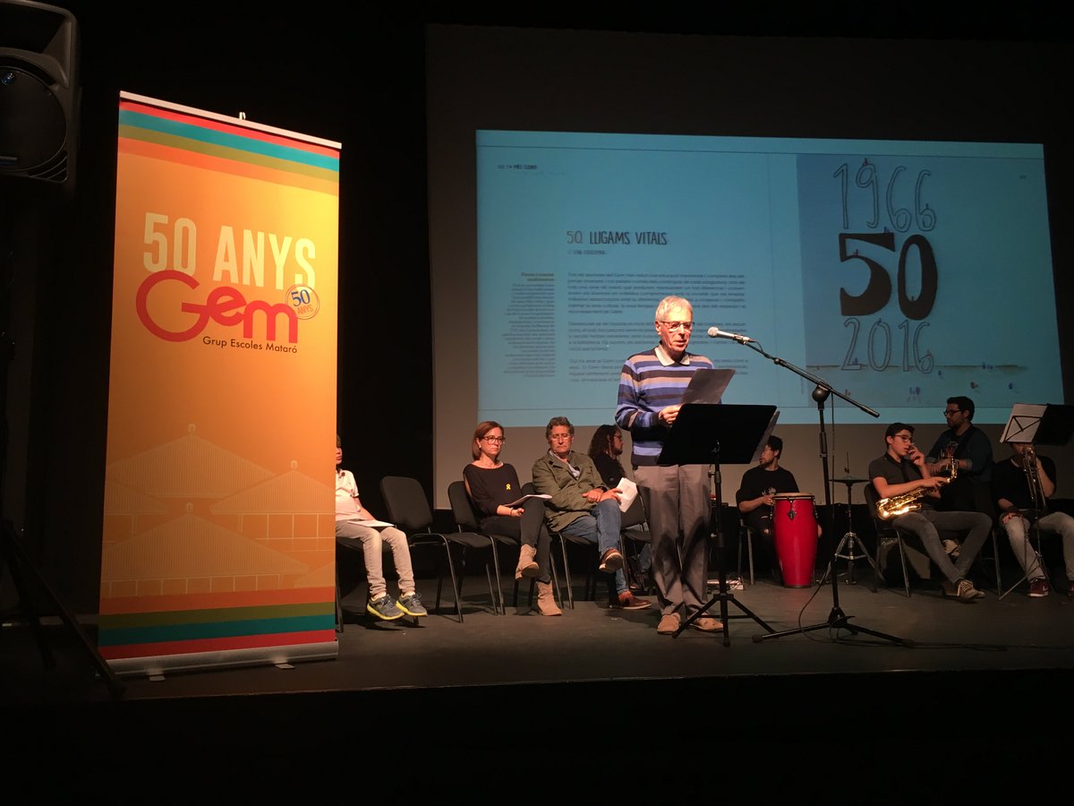 escolagem's tweet photo. Ja podeu adquirir el llibre “EL GEM AVUI I ARA" a la recepció de l'escola al carrer Àvila 9. El 26 d'abril va tenir lloc la seva presentació al Foment Mataroní amb l'assistència de més de 150 persones.
#elgemavuiiara #50anysgem https://t.co/Mjn7lTSxyh
