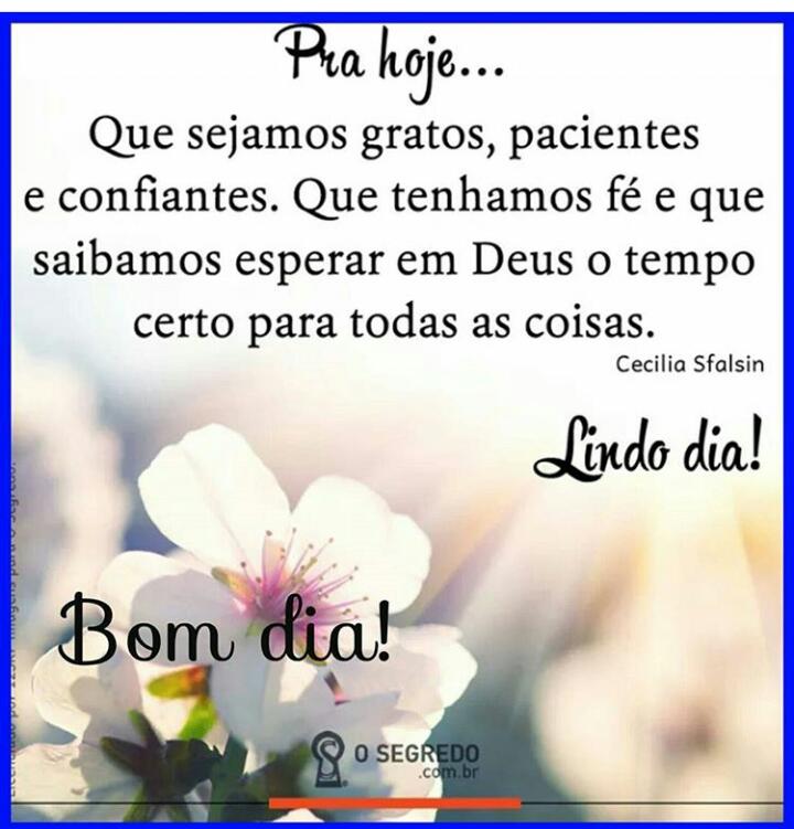 NeideDeSouzaSa1's tweet photo. Para termos um dia de paz e bençãos, basta que agradeçamos a Deus pelas nossas vidas. Fé para vencer e forças para lutar. Bom dia. 
#ParceirosBeta@parceirosbeta
@senioredd https://t.co/mJOjMALmxp