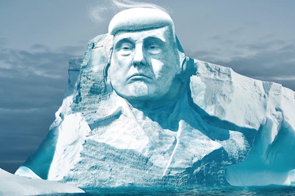 Donald Trump’s Face Will Be Sculpted on a Glacier for $500,000 USD. #ArtNews