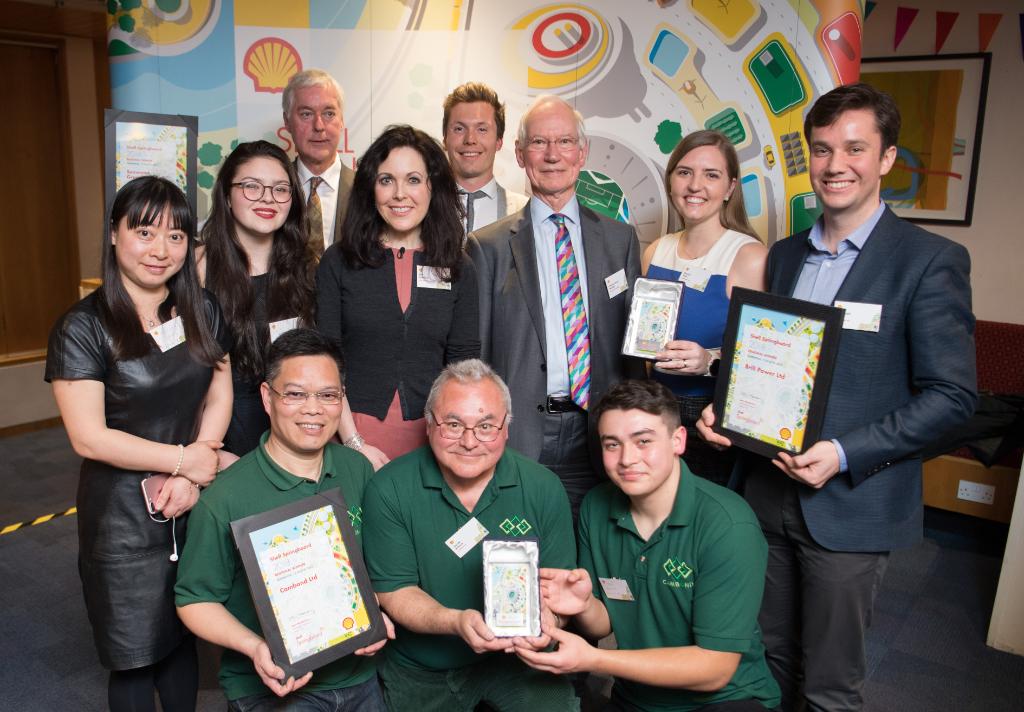 Shell_UKLtd's tweet image. After receiving a £40,000 award at the semi-finals earlier this year, six innovative #lowcarbon businesses will compete for an additional £110,000 at #ShellSpringboard’s national final on Thursday! go.shell.com/2I0XKY9