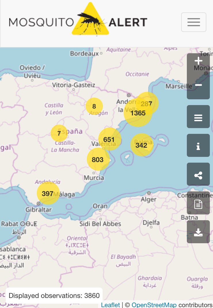 leighphan's tweet image. Day 3 @GeoPythonConf: Great example of engaging #citizenscience for #publichealth, fighting Zika, Dengue and Chikungunya: Marc Compte presented 🔸@Mosquito_Alert🔸#GeoPythonConf
