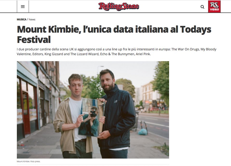 Rarissimo che un festival possa permettersi di sfoggiare una line up come quella del TODAYS, in cui la qualità della proposta è messa in prima linea.
Una line up fra le più interessanti in Europa!

#TODAYS18 spoiler su <a href="/RollingStoneita/">Rolling Stone Italia</a> <a href="/RollingStone/">Rolling Stone</a> :-)