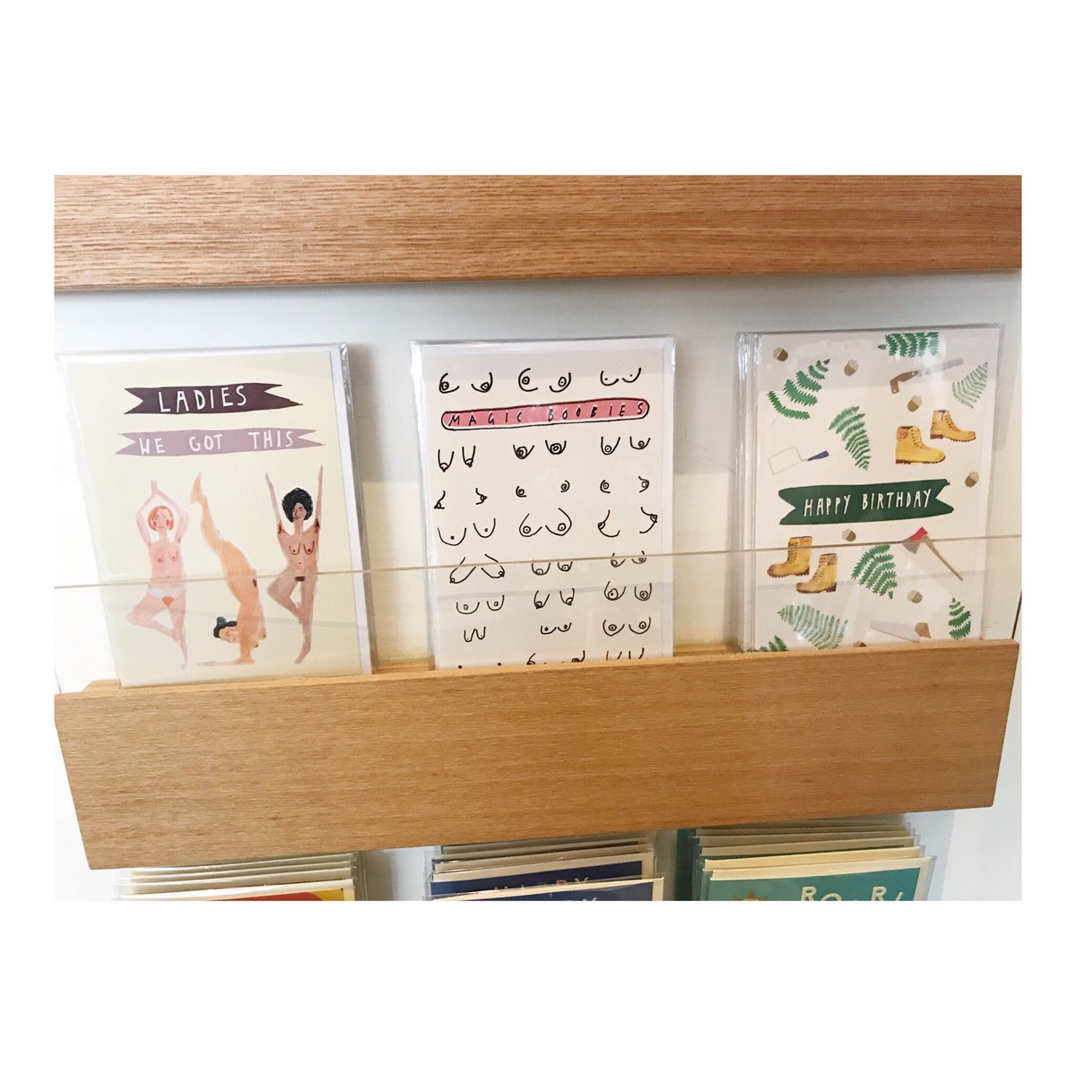 itemsofnoteuk's tweet image. Lots of new cards in stock at @CornerKitchenE7  and @CafeHand 👋