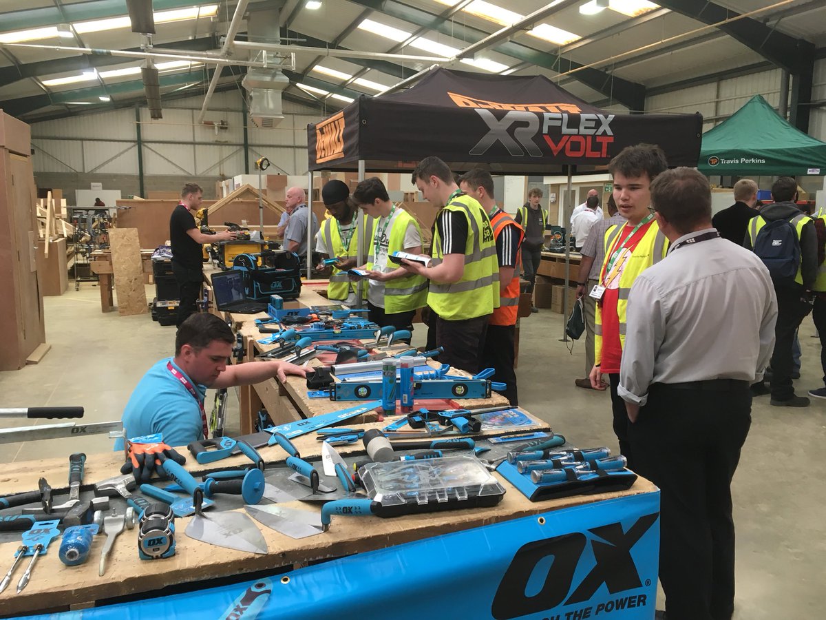 MoultonConstru's tweet photo. The @TravisPerkinsCo power tool show is well under way with great tools on display @MoultonCollege https://t.co/4TqYTRiy41