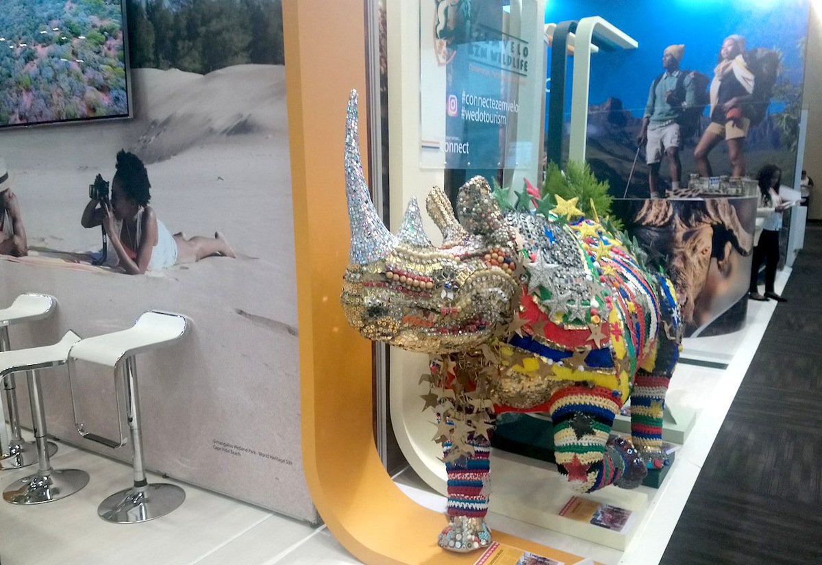 ContentSuitcase's tweet image. Today we're at #Indaba2018 and loving looking around the travel exhibits!

#Durban #SouthAfrica