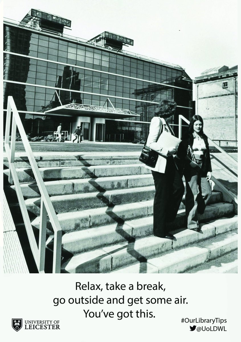 UoLDWL's tweet photo. Make sure you take plenty of study breaks during this exam period #OurLibraryTips https://t.co/QTW1xrgZsM