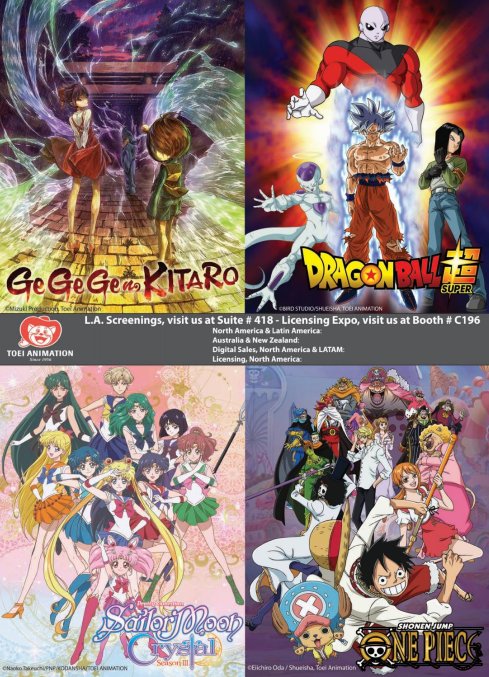 Jonathan Toei Animation La Screenings Licensing Expo 18 One Sheet Gegege No Kitaro Dragon Ball Super Sailor Moon Crystal S3 One Piece They Ll Also Be Highlighting Digimon Tri Saint Seiya Sog Mazinger Jonathan Toei Animation La Screenings Licensing Expo 18 One Sheet Gegege No Kitaro Dragon Ball Super Sailor Moon Crystal S3 One Piece They Ll Also Be Highlighting Digimon Tri Saint Seiya Sog Mazinger