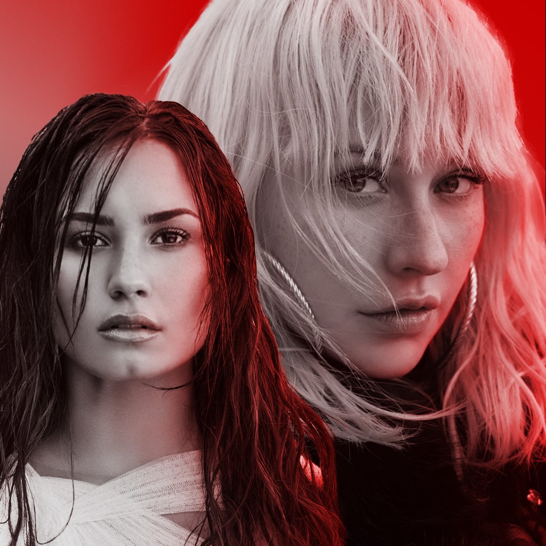 Christina Aguilera and Demi Lovato tease collaboration