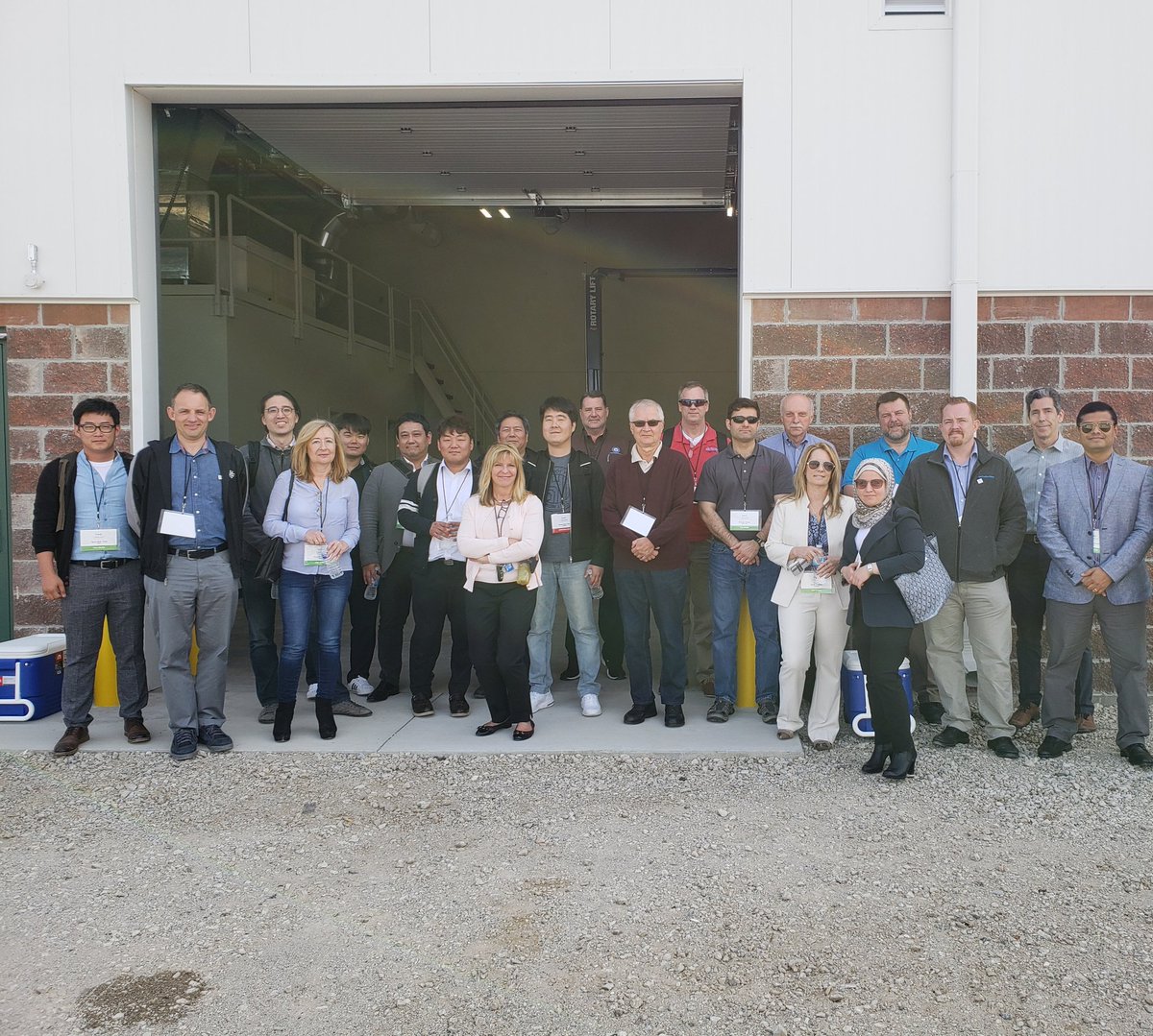 OmniAirCon's tweet photo. Tour #2! Thank you again @Intertek and @acmwillowrun for providing #MotorCityPlugfest participants the opportunity to tour this exciting new facility! #mobility #Michigan @Intertek_TT #connectedvehicles #V2X #V2I #V2V https://t.co/aVPgvfJ5iJ