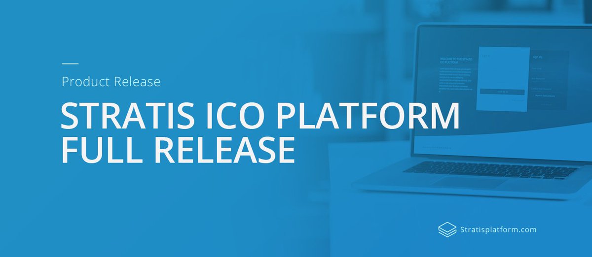 Stratis ICO Platform Production Release: stratisplatform.com/2018/05/09/str… #blockchain #dotnet #development #crowdfund $STRAT