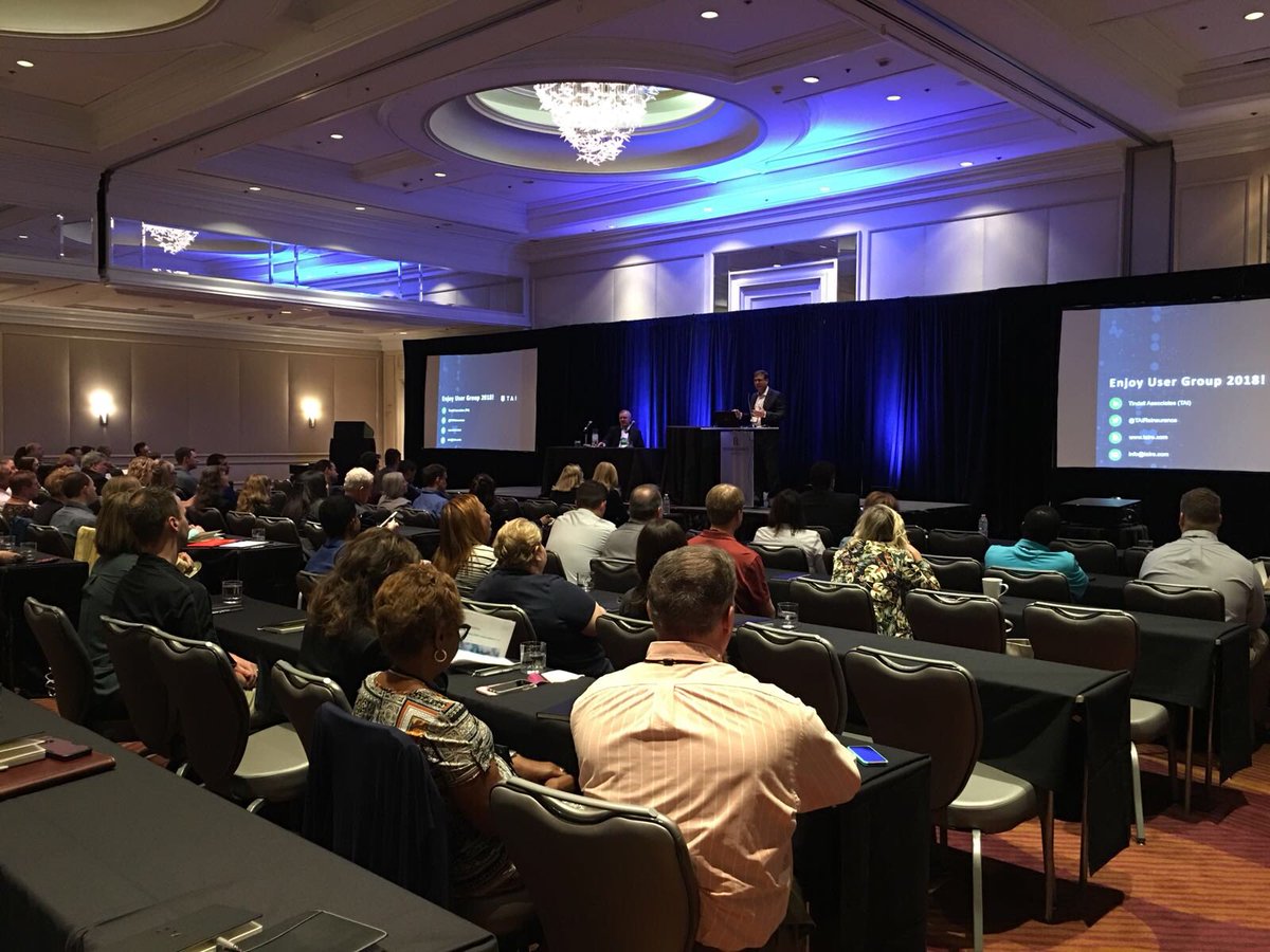 TAIReinsurance's tweet photo. And we’re live! Tom Freitas has kicked off #TAIUG2018 and we’re so excited for the next three days. https://t.co/TZYBIpV11l
