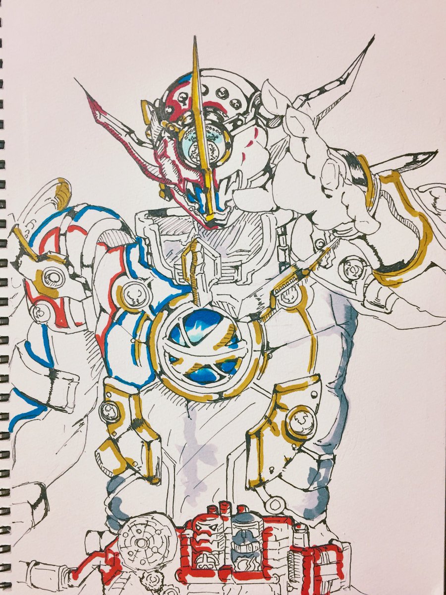 Haru 絵アカ No Twitter フェーズ1 仮面ライダービルド 仮面ライダーエボル アナログ