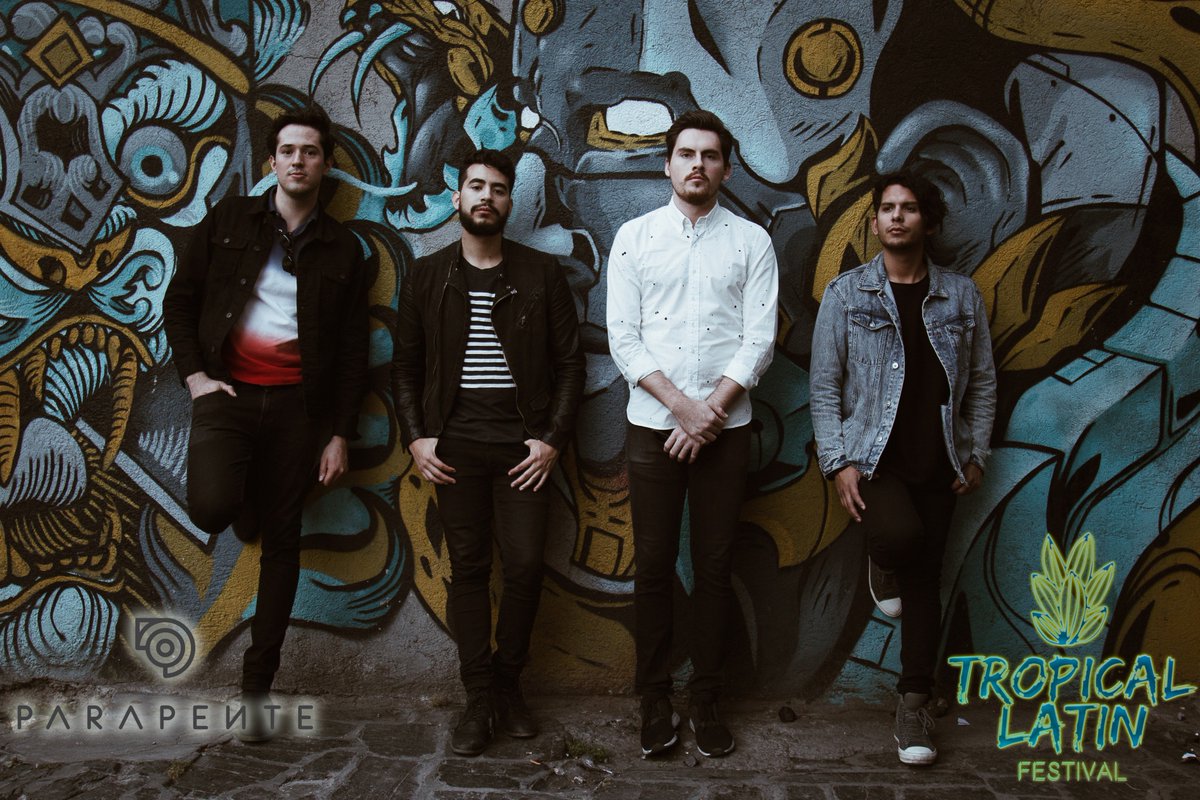 TLFestival's tweet photo. Te presentamos a Parapente🙌 una banda muy talentosa que nos estará acompañando el próximo 23 de Junio en el Tropical LATIN Festival pasa a escuchar su música en Spotify 👇👉https://t.co/e0sxuMnpUd https://t.co/jv9RjbPvB0