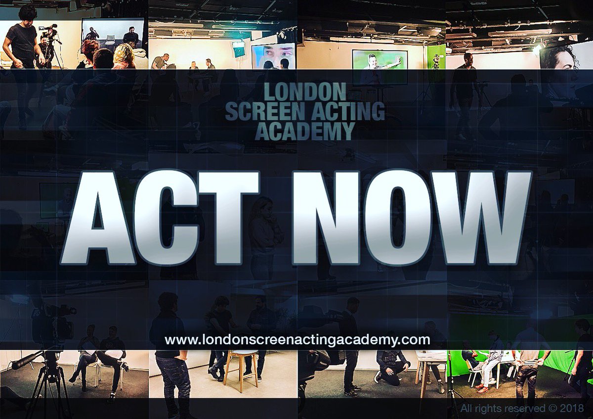 Lonsacting's tweet photo. Come join our growing network. May course booking in now. Email US today on londonscreenactingacademy@mail.com https://t.co/Cf0CCmN4Wi