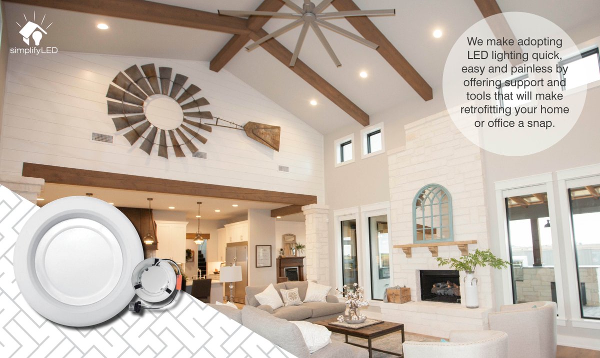 simplifyLED's tweet image. Make your house look its best with our can lighting in 3000K. Not only will these bulbs look great, but they will save you energy, electricity, and money. Contact us today at 325.284.3643 or email us at info@simplifyLED.com to get started!