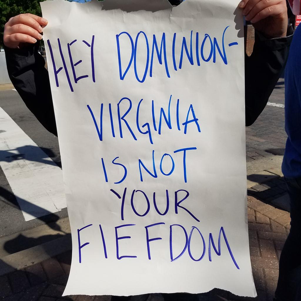 Protesting at Dominion Energy's Annual Shareholders meeting. #StandWithNutty #StandwithUnionHill #StandwithRed #NoMVP #NoACP #nopipelines