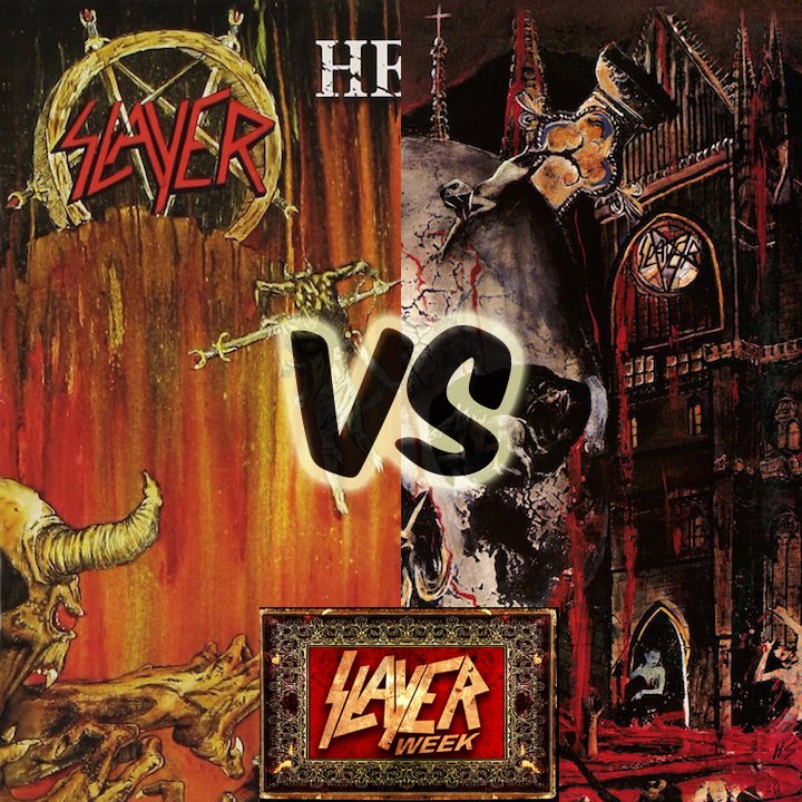 Loudwire's tweet photo. Which @Slayer album is better? ⚔️🔥 https://t.co/R2ZZghWHL9