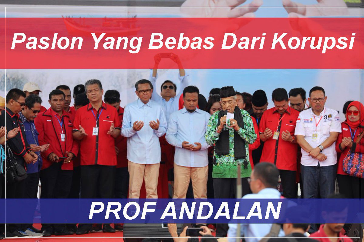 Masyarakat percaya penuh kepada prof andalan karena bebas korupsi,ditambah lagi pasangannya yg masih muda religius... #SulselPilihProfAndalan <a href="/MNurdinAbdullah/">Nurdin Abdullah</a> @BPPemiluPDIP <a href="/PKSejahtera/">DPP PKS</a> <a href="/Rosi_KompasTV/">Rosi KompasTV</a>