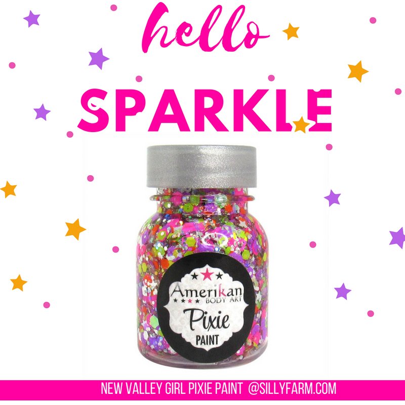SillyFarm's tweet photo. Hello sparkle! We are in LOVE with this new #PixiePaint color called Valley Girl! The pink, purple and brilliant sparkle will change your wholes day! https://t.co/xKfibMgNtM #sillyfarm #hellosparkles https://t.co/QjxGRMGqTz
