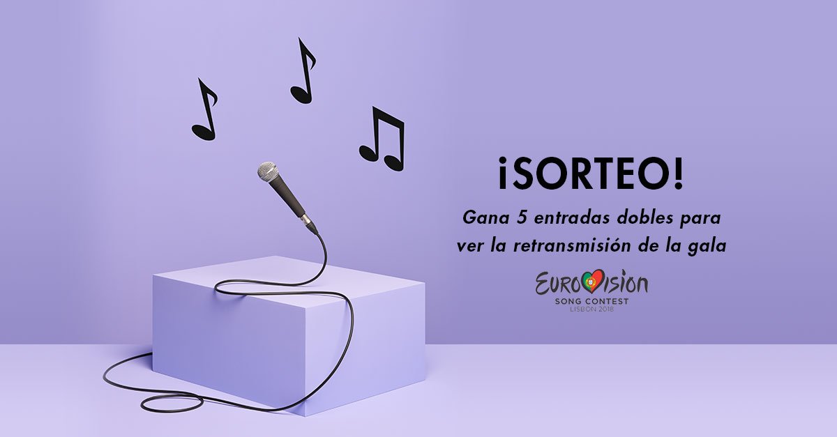 [SORTEO] ¿Eres un verdadero #Eurofan? ¡Te damos la oportunidad de ganar 5 entradas dobles 🎟 con 🍿🥤 para ver la retransmisión de la gala de <a href="/Eurovision/">Eurovision Song Contest</a> en <a href="/Cinesa/">Cinesa</a> de La Gavia! ¡Es muy fácil! Entra aquí bit.ly/SorteoEurovisi…