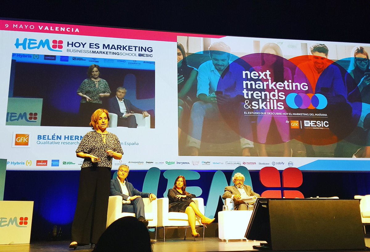 Mangelsrpz's tweet photo. Presentamos el estudio más grande del Marketing en España hoy en #HEMESIC Valencia por nuestra compañera Belén Hernanz. Un estudio predefinido por la situación “líquida” en la que vivimos y un departamento de Marketing que ha de transformarse más rápido https://t.co/kGHDb6rGUl https://t.co/xLyMqFaF1S