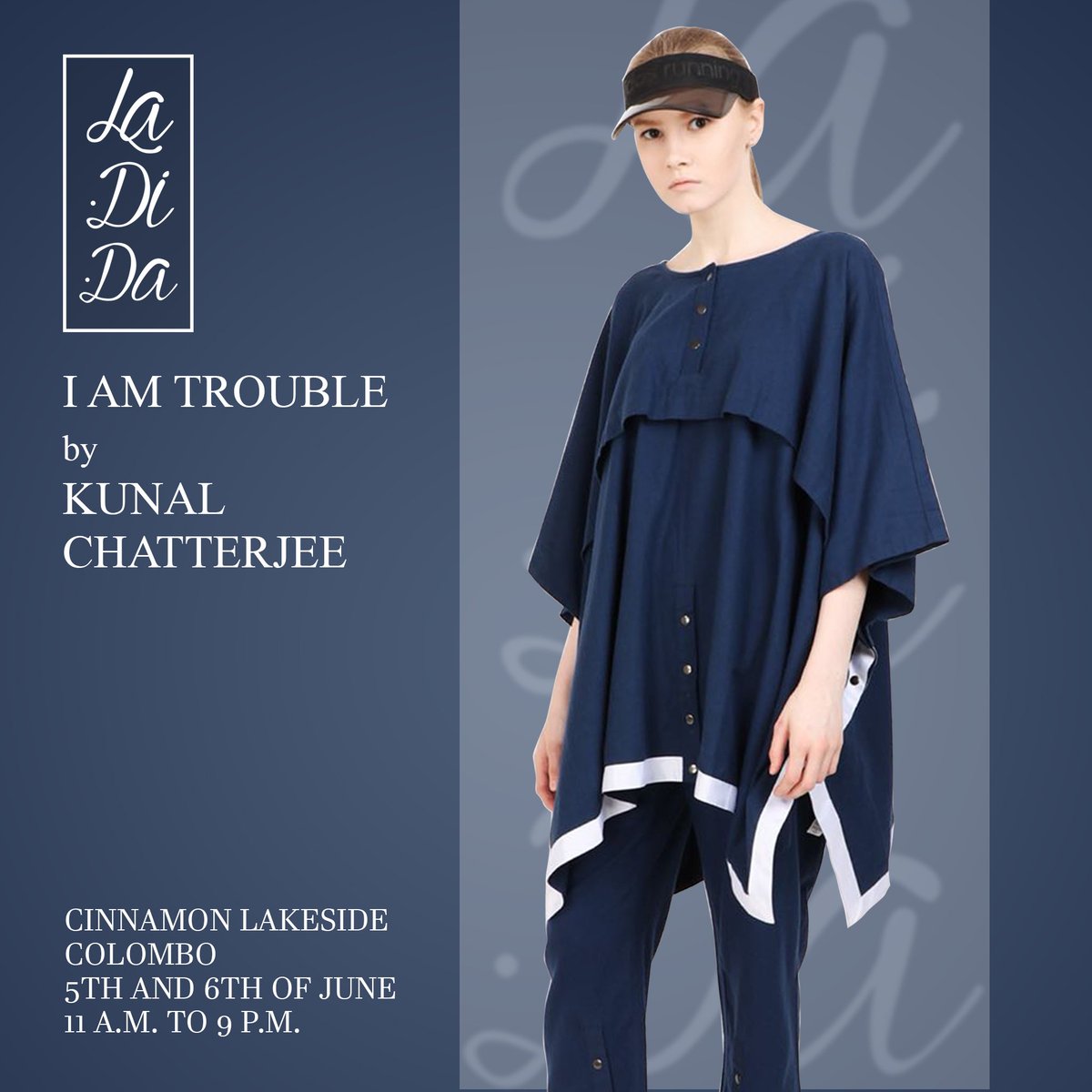 LaDiDaCmb's tweet photo. Meet our designer of I am trouble - Kunal Chatterjee at La Di Da Colombo 2018! 
5th &amp; 6th of June 
Cinnamon Lakeside Colombo

Check out here - https://t.co/7H58Ys5oXT

Entry fee : 200LKR

#colombo #SL #Ceylon #highfashion #designerenclave #style #bridal #indowestern https://t.co/tPBwt5MSrc