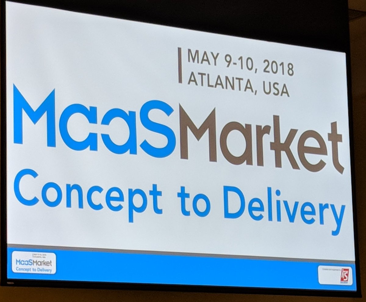First day at <a href="/MaaS_Alliance/">MaaS Alliance</a> . Great event organized by <a href="/ITS_Int_News/">ITS International : We ❤️ ITS</a>. <a href="/ActiveScaler/">ActiveScaler</a> is warming up to talk about #managedmaas. Join us here at Atlanta.