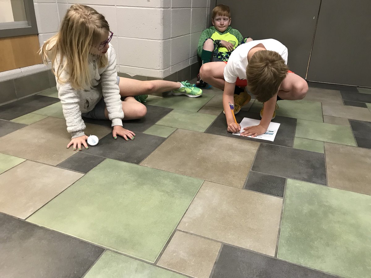 carriedirksen's tweet photo. ❤️ seeing @MGEWaukee 3rd graders moving around the building using their math, critical thinking and problem solving skills! #codeunplugged #csforall #waukthetalk https://t.co/k1JaWX5ZYr