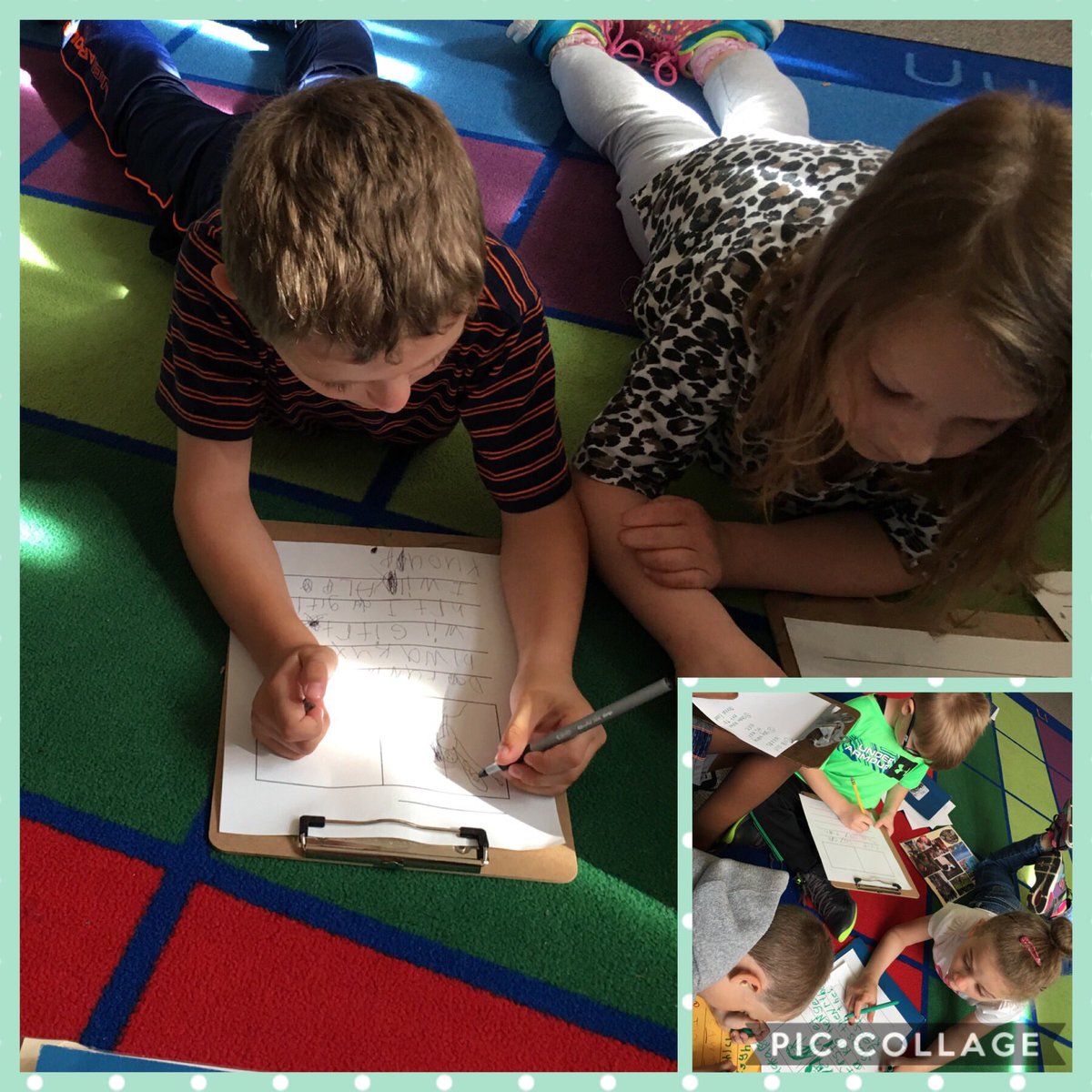 MsStAmour's tweet photo. Kinder Critters having great ideas on topics for their “How To” books this morning! Working on ways to add periods, question marks and exclamation points. 

#troyunion #OneTROY https://t.co/ISXjjh9wdp