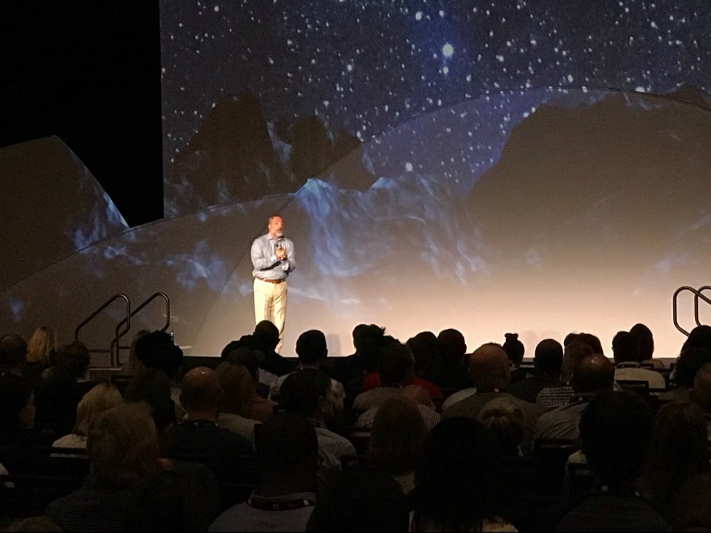 Aderant's tweet photo. Executive Vice President @chriscartrett is on stage now, discussing going #BeyondTheStatusQuo and how you can #TransformYourFirm at #MomentumDenver🏔 https://t.co/LLsne0Rkqd