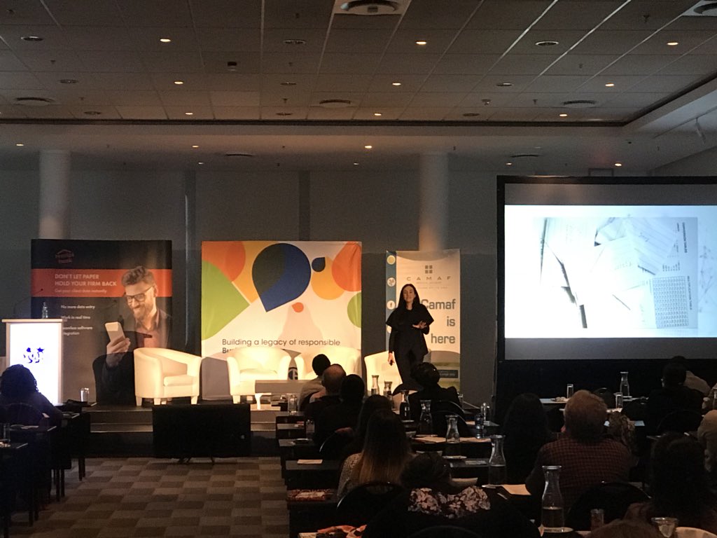 SandilePhillip's tweet photo. Up now is our Social Media speaker @SarahHoffman @saica_ca_sa @Chris_van_Zyl #ThinkBeforeYouPost #CultrureOfOverShating #DigitalContentIsDangerousContent #Privacy #YCAN2018 #Camaf #Receiptbank #CarducciSA #Csquared #CASA #AGSA #SAICA https://t.co/JSdUZQI03J