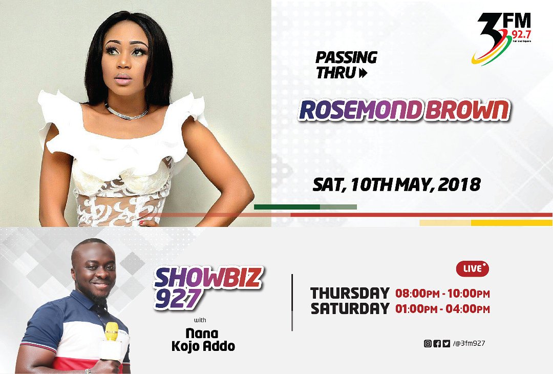 AladeBrown's tweet photo. Am on showbiz927 on 92.7 this Thursday 10th May which is tomorrow with @quame_legitt it's going to be fire 🔥don't miss it https://t.co/8xHBuEvFxA