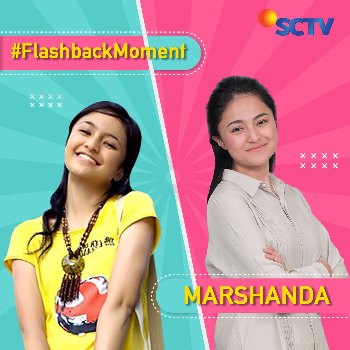 SCTV's tweet image. SCTV Fevers!
Mimin mau ajakin kalian buat #FlashbackMoment nih~

Ingat nggak waktu @marshanda main sinetron Benci Bilang Cinta tahun 2006? Sekarang, Marshanda udah dewasa dan tetap sama manisnya kayak dulu. Setuju sama mimin?