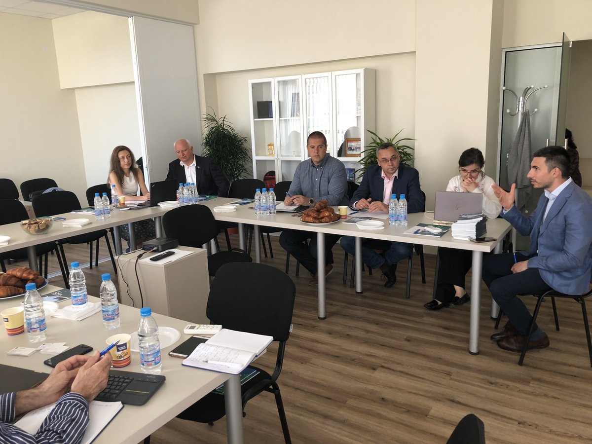 InvestSofia's tweet photo. Discussing the Vision&Ambition of #Sofia for digital transformation of the urban environment, society, business, and institutions. #SofiaMunicipality @SofiaUniversity @ScaleFocus @Telenor BG, prof. Petko Ruskov, Sofiyska Voda #DigitalCitiesChallenge @EU_Commission @EU_Growth https://t.co/vCE5wOHbYb