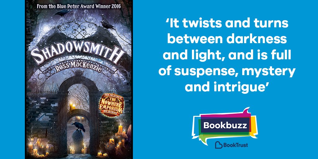 Booktrust's tweet photo. We are THRILLED to confirm the very first #MyBookbuzz 2018 title - the superb #Shadowsmith by @RossAuthor! It's a proper page-turner and we can't wait for students to get stuck in.
Make sure your school doesn't miss out by signing up today: https://t.co/Fdxbv1j5Ve @FlorisBooks https://t.co/YUptGVieqo