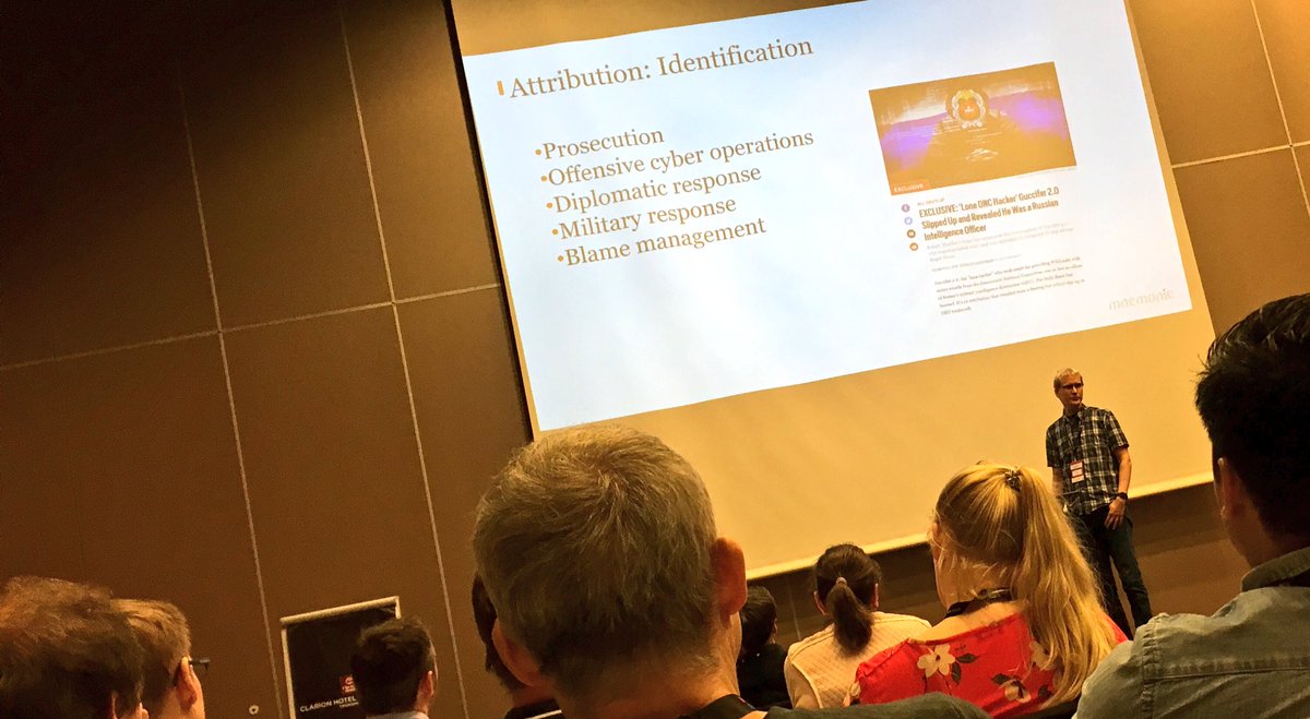 Det er ganske fristende å peke på avanserte trusselaktører ved hendelser. Da høres det jo ut som vi ikke kunne gjort noe for å beskytte oss. #dndsos