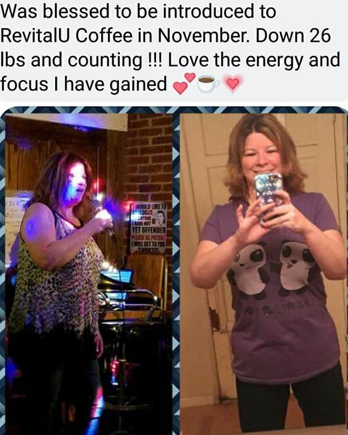 koolkim9002's tweet image. Look at this lady, see the change a single cup of coffee has made for her?
Try before you buy. Get your sample here --&amp;gt; kimholt.samplerevitalu.com
#MagicBrew #SmartBrew #RevitalU #SampleFirst #WeightlossJourney #FunctionalBeverage