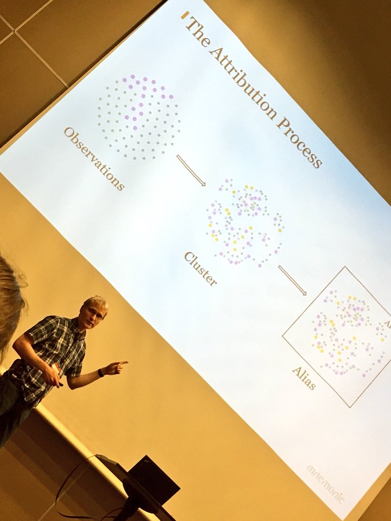 Martin Eian fra Mnemonic gir oss en innføring i trusseletteretning og attribusjon. #DNDSoS