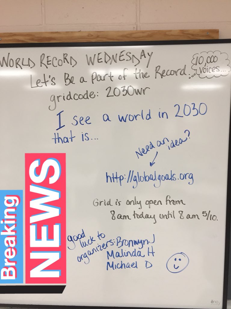 #BWRSDReady who is joining ? #globalclassroom #studentvoice #yourvoicematters #connectedlearners #worldrecordwednesday #Flipgrid2030WR 
Flipgrid.com/2030wr