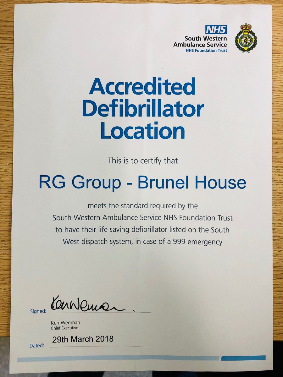 Thanks to <a href="/RGGroupUK/">RG Group</a> for submitting an entry on their registered defibrillator location bit.ly/RG-Group7 #loveconstruction  #ccshub