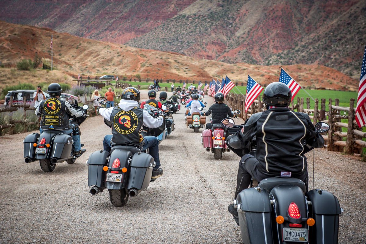 Cowboypowerspor's tweet photo. Test ride an Indian Motorcycle &amp; support our heroes.
⠀
Every test ride at a participating dealership in the US and Canada during the month o... https://t.co/AAEXtGOWBZ