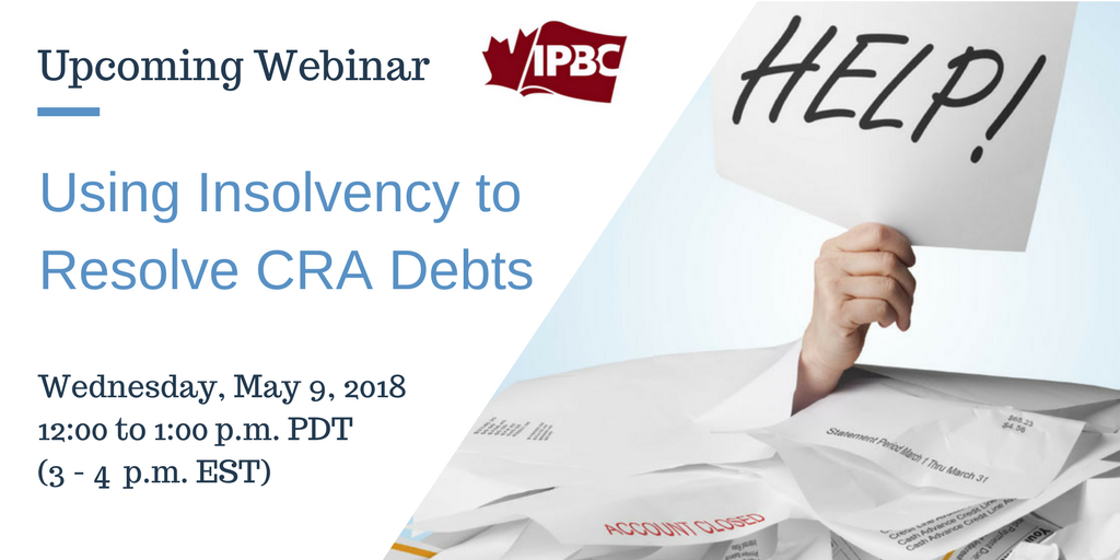 cpbcan's tweet photo. Today's #IPBCWebinar - Join Francisco Remolino, CIRP as he goes through the Insolvency options available to your clients. https://t.co/Vl62brvVUO
#Webinar #Bookkeepers #BookkeepersRock #BusinessTips https://t.co/XR5pG22Oje
