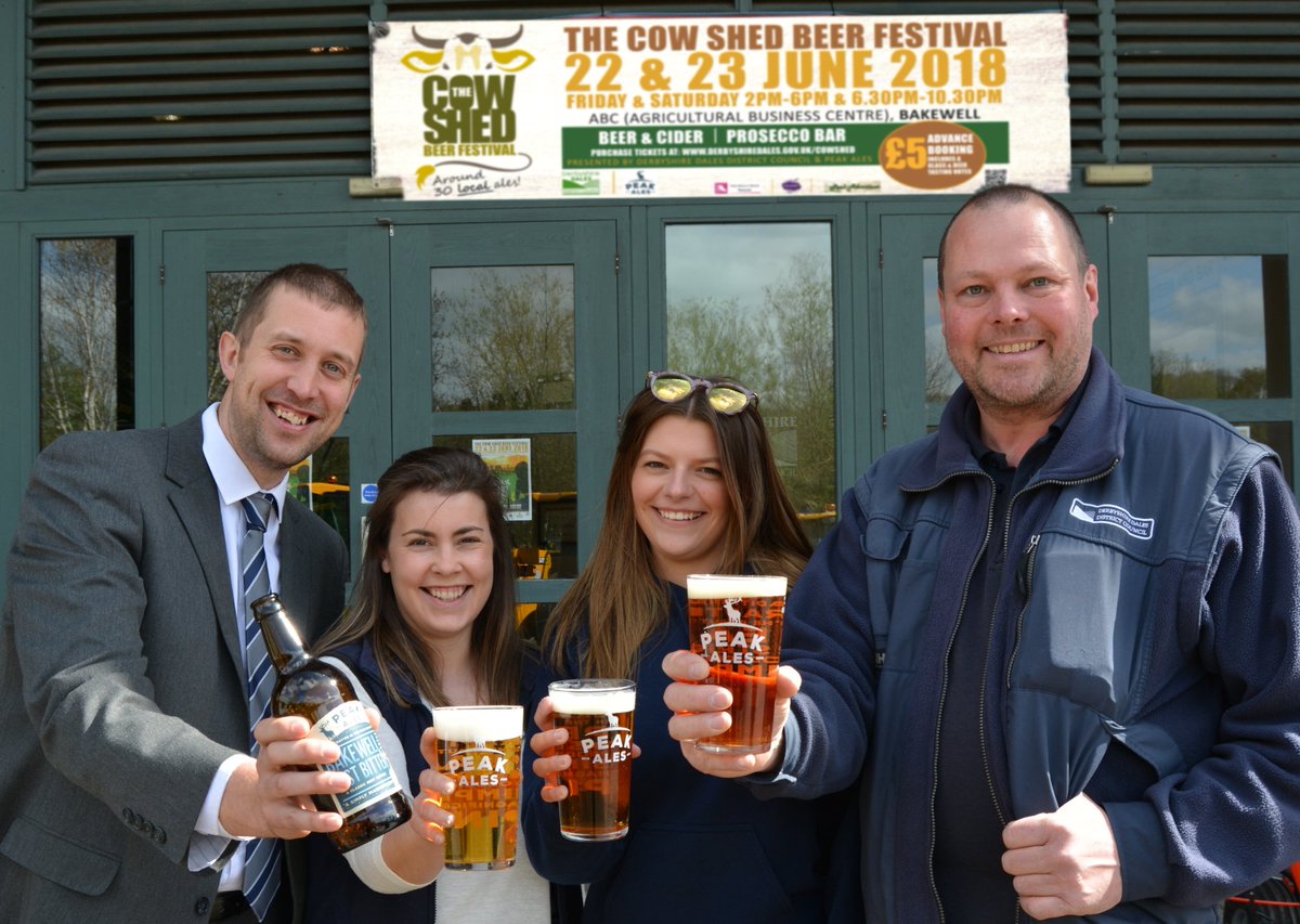 Get your £5 tickets now for the #Cowshed #Beer Festival in beautiful #Bakewell 22 &amp; 23 June showcasing around 30 local ales, plus local ciders, a prosecco bar, food stalls &amp; music > goo.gl/dQjz61  <a href="/peakales/">Peak Ales</a> <a href="/MAD_CAMRA/">MAD CAMRA</a>