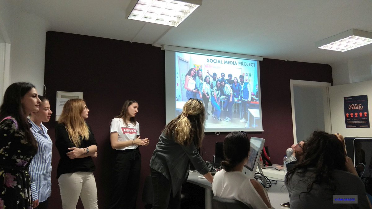 IOMGREECE's tweet photo. #LeadershipLab  #ADandPRLab students of @cmc_panteion presented their work on the #RefugeeProject”, w/the collaboration of #IOMGreece https://t.co/Z70PuKbXke.

@DIordanoglou https://t.co/TjPqoAw0ks