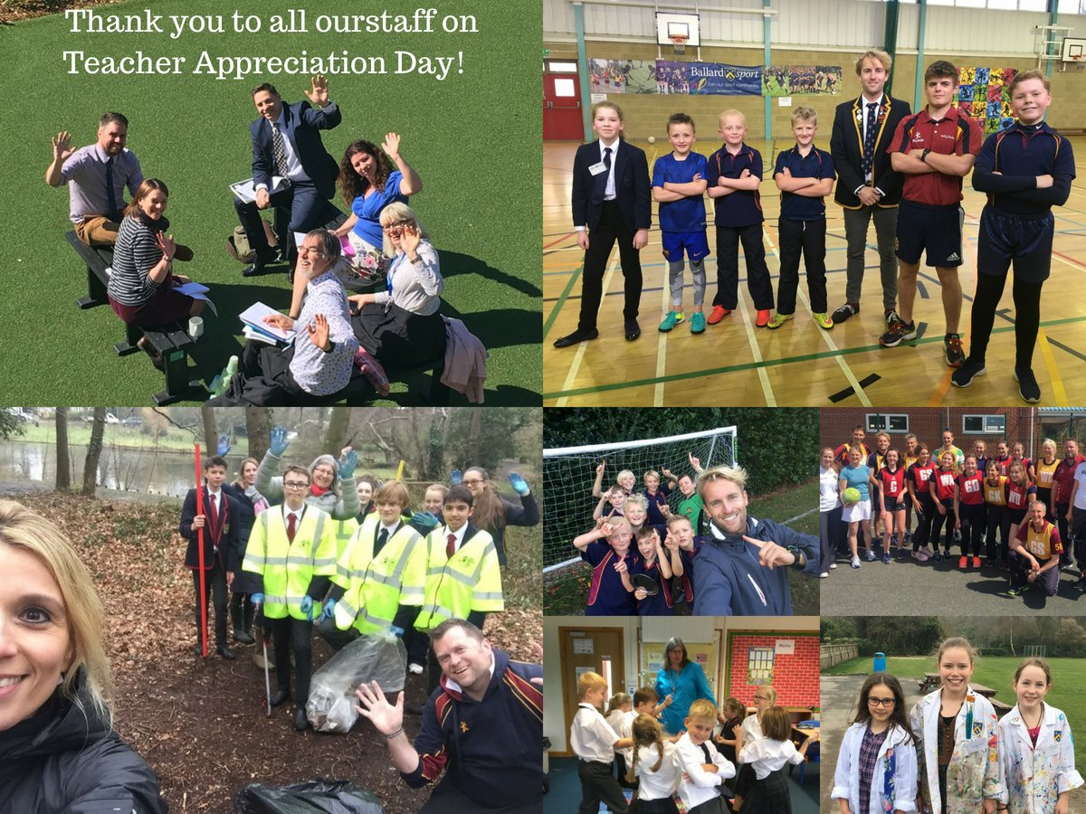 Thank you to ALL our staff (not just the teachers!) on this #teacherappreciationday #TheBallardWay