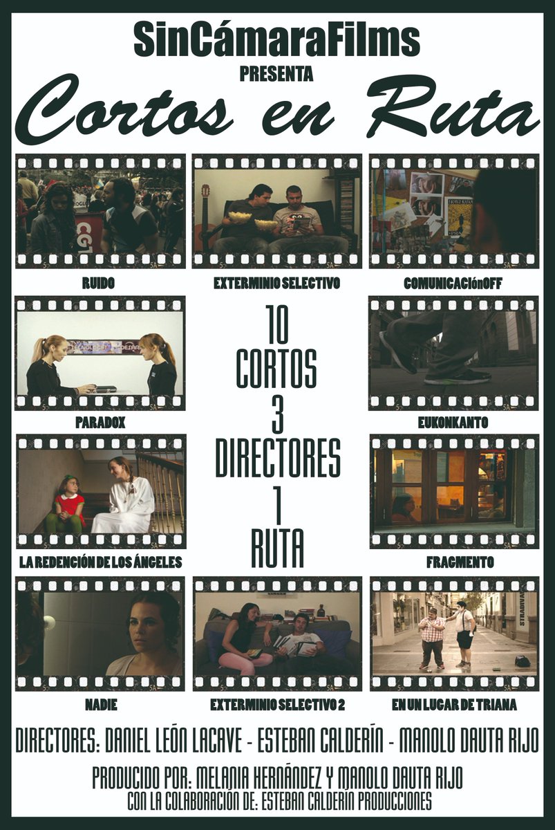 SinCamaraFilms's tweet photo. MUY PRONTO COMENZARÁ LA RUTA... #cortometrajes #Cine #proyección #ruta #GranCanaria @ManoloDautaRijo @Melania_Hnandez https://t.co/fu4rrf9lwt