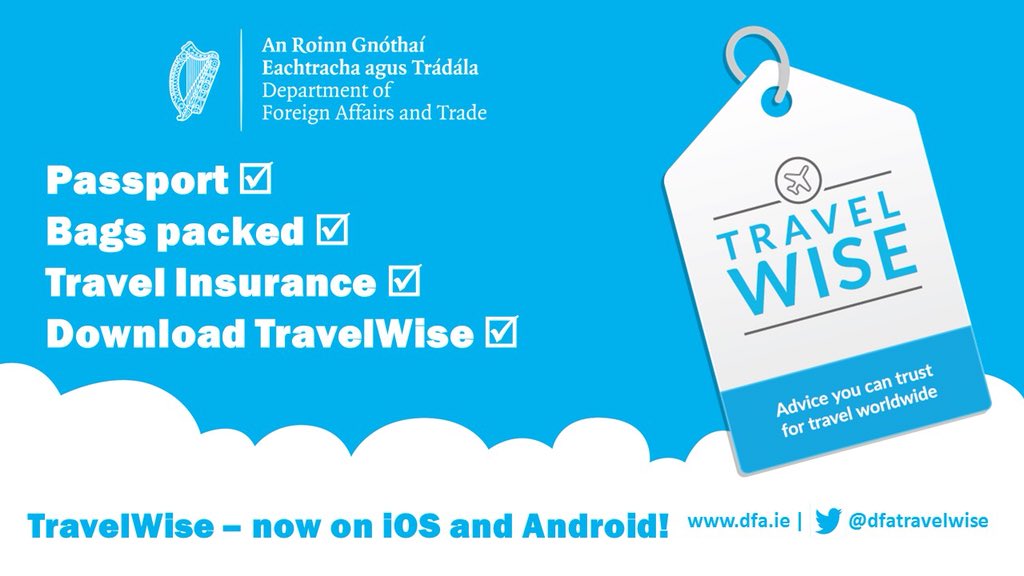 IrishEmbBelgium's tweet photo. If #EuropeDay is making you feel wanderlust, make sure to check out our tailored travel advice for your next European destination of choice #KnowBeforeYoGo
Available at: https://t.co/89sclsA94u
Or by downloading the #TravelWise app https://t.co/COIPCIUs2X