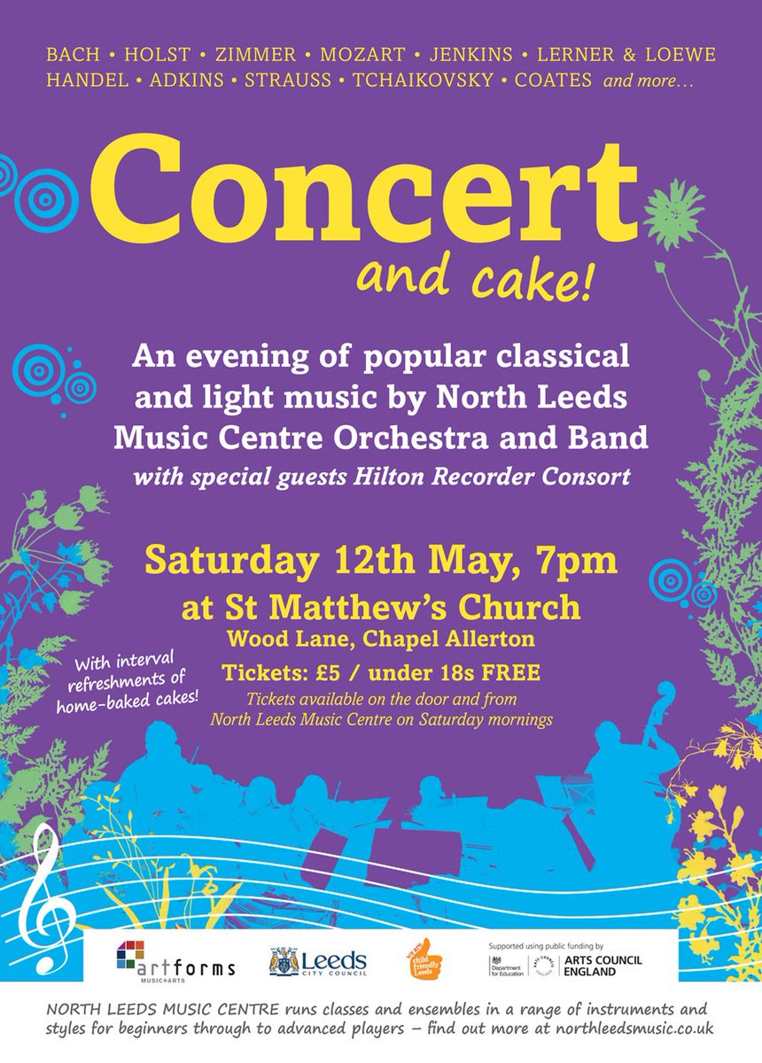Lovely #concert coming to St Matthew's this Saturday! #Leeds #ChapelAllerton