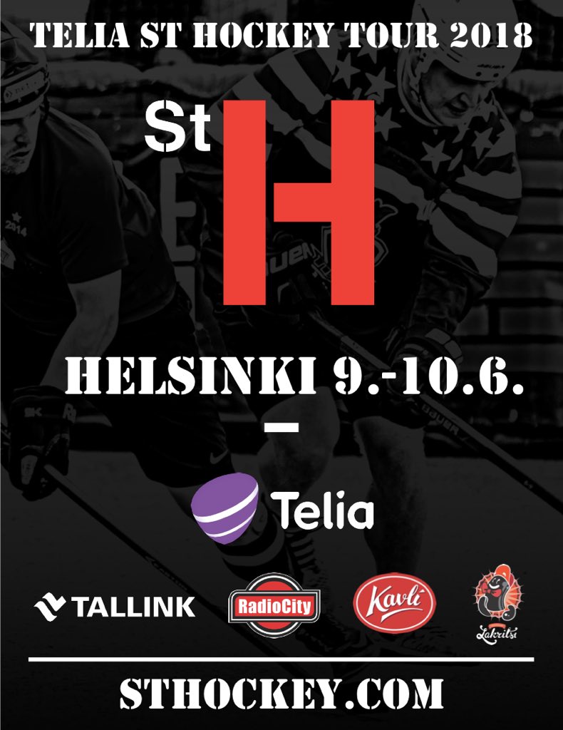 30 päivää ensimmäiseen Telia St Hockey Tour 2018 tapahtumaan! 😱 ❗️Stadiin 8 JOUKKUEPAIKKAA JÄLJELLÄ ❗️Ilmoittaudu NYT osoitteessa sthockey.com! #telia #kavli #radiocity #tallink #kouvolanlakritsi #helsinki #sthockeytour